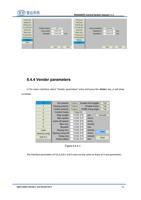 44 Vender parameters In the menu interface select Vender (Page 47 / 99) RDC6585PC Control System User Manual V1.0